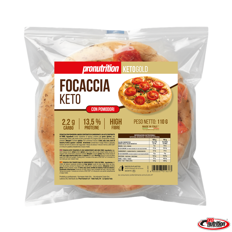 Pronurition Italy Focaccia Keto