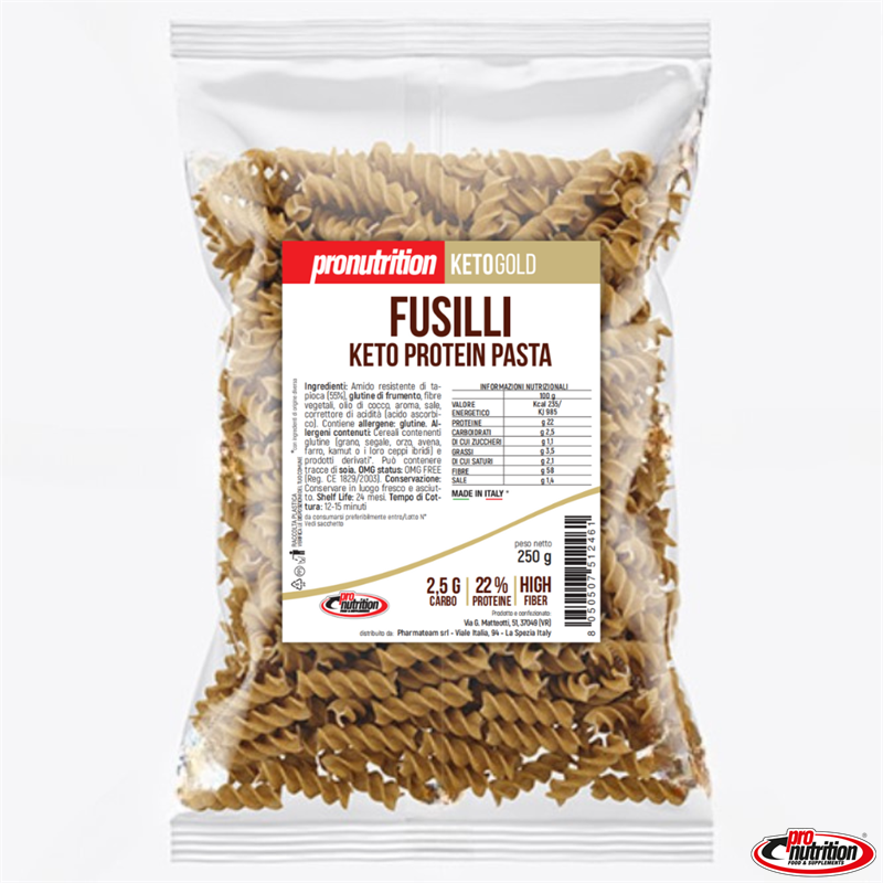 Pronutrition Italy Keto Fusili Pasta